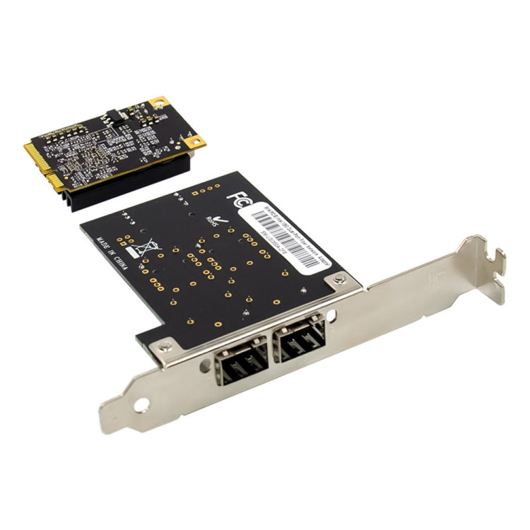 ST7243 MiniPCI-E Dual Interface Fiber Gigabit Fiber Optic SFP Server Network Card, MiniPCI-E Dual Interface ST7243 MiniPCI-E Dual Interface Fiber Gigabit Fiber Optic SFP Server Network Card, MiniPCI-E Dual Interface